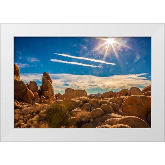 Lichtenwalter, Tom 14x11 White Modern Wood Framed Museum Art Print Titled - Yellow Rocks