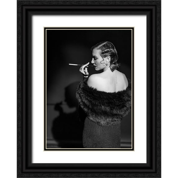 Lichtman, Boris 18x24 Black Ornate Wood Framed with Double Matting Museum Art Print Titled - Portrait