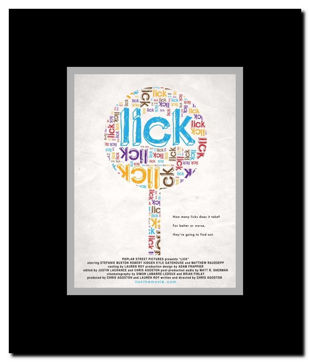Lick Framed Movie Poster