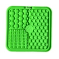 thumbnail image 1 of Lick Mat for Dogs & Cats with Suction Cups, Dog Lick Mat for Anxiety Relief, Peanut Butter Licking Pad for Boredom Reducer, Perfect for Bathing Grooming, Green, 5.91", 1 of 6