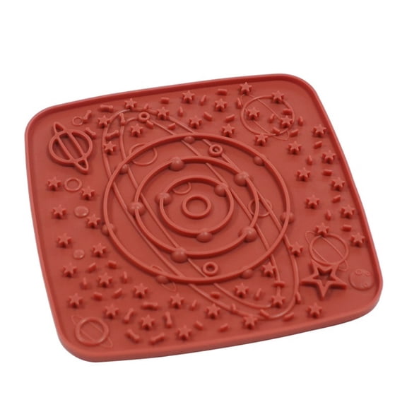 Lick Mat for Dogs and Cats with Suction Cups, Slow Feeder Licking Pad for Anxiety Relief, Dog Enrichment Toys to Keep Them Busy, Silicone Lick Mat for Bathing Grooming Training