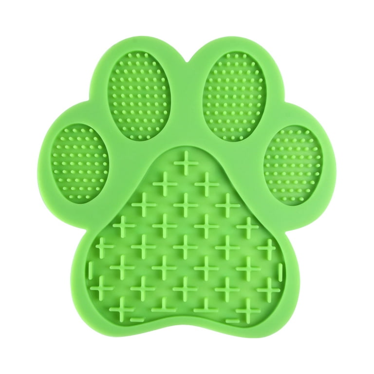 Cat Dog Crate Lick Mat, Treats & Peanut Butter with Rotating Chassis,  7.1" Size
