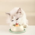 thumbnail image 1 of Lick Sphere for Liquid Treats, Slow Feeder Dog Bowls, Interactive Feeding for Small, Medium, Large Dogs, Post-Surgery Nutrition Support (Yellow), 1 of 6