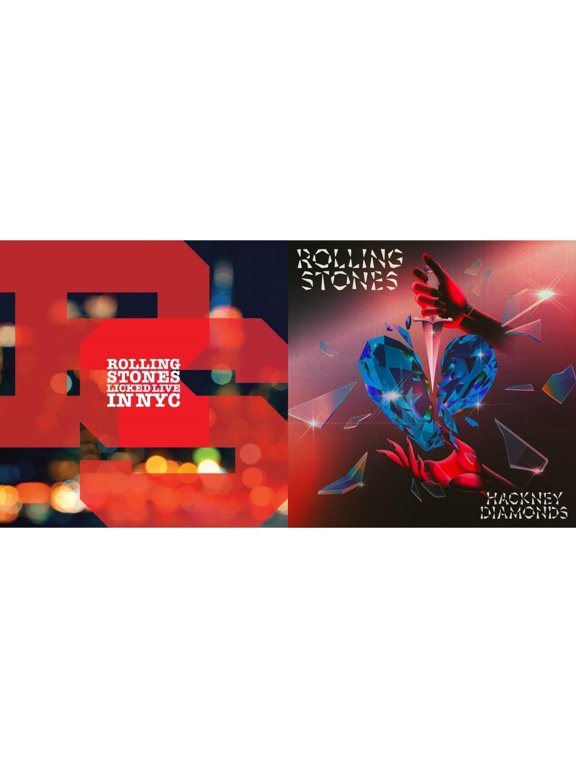 Licked Live In Nyc (White Vinyl/3LP) & Hackney Diamonds (1 Year Anniversary/Clear/Blue Splatter Vinyl/2LP)