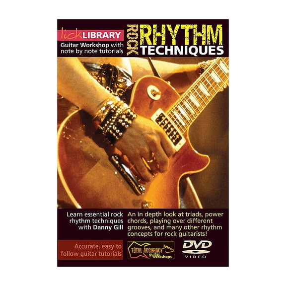 Licklibrary Rock Rhythm Techniques Lick Library Series DVD Performed by Danny Gill