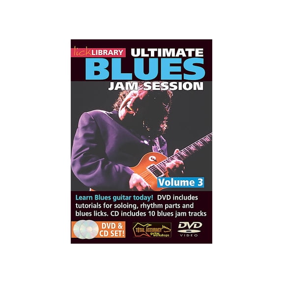 Licklibrary Ultimate Blues Jam Session (Volume 3) Lick Library Series DVD Performed by Stuart Bull