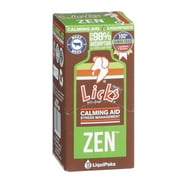 Licks Pill-Free Zen Dog Calming - Calming Aid Supplements for Aggressive Behavior and Nervousness - Calming Dog Treats for Stress Relief & Dog Health - Gel Packets - Braised Beef Flavor, 15 Use