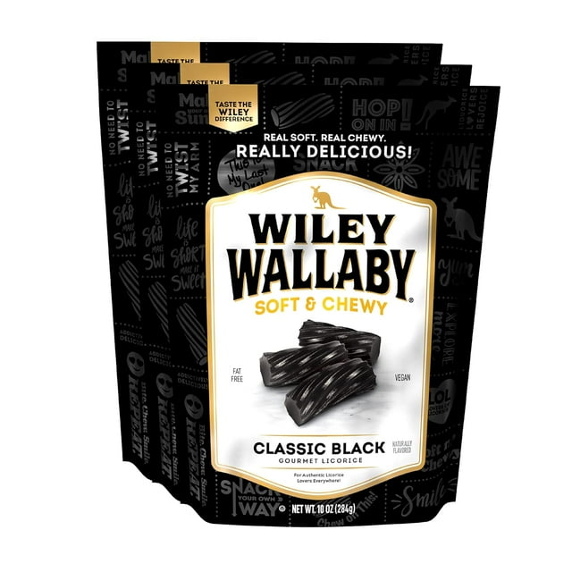 Licorice 10 Ounce Classic Gourmet Soft Australian Black Licorice Candy
