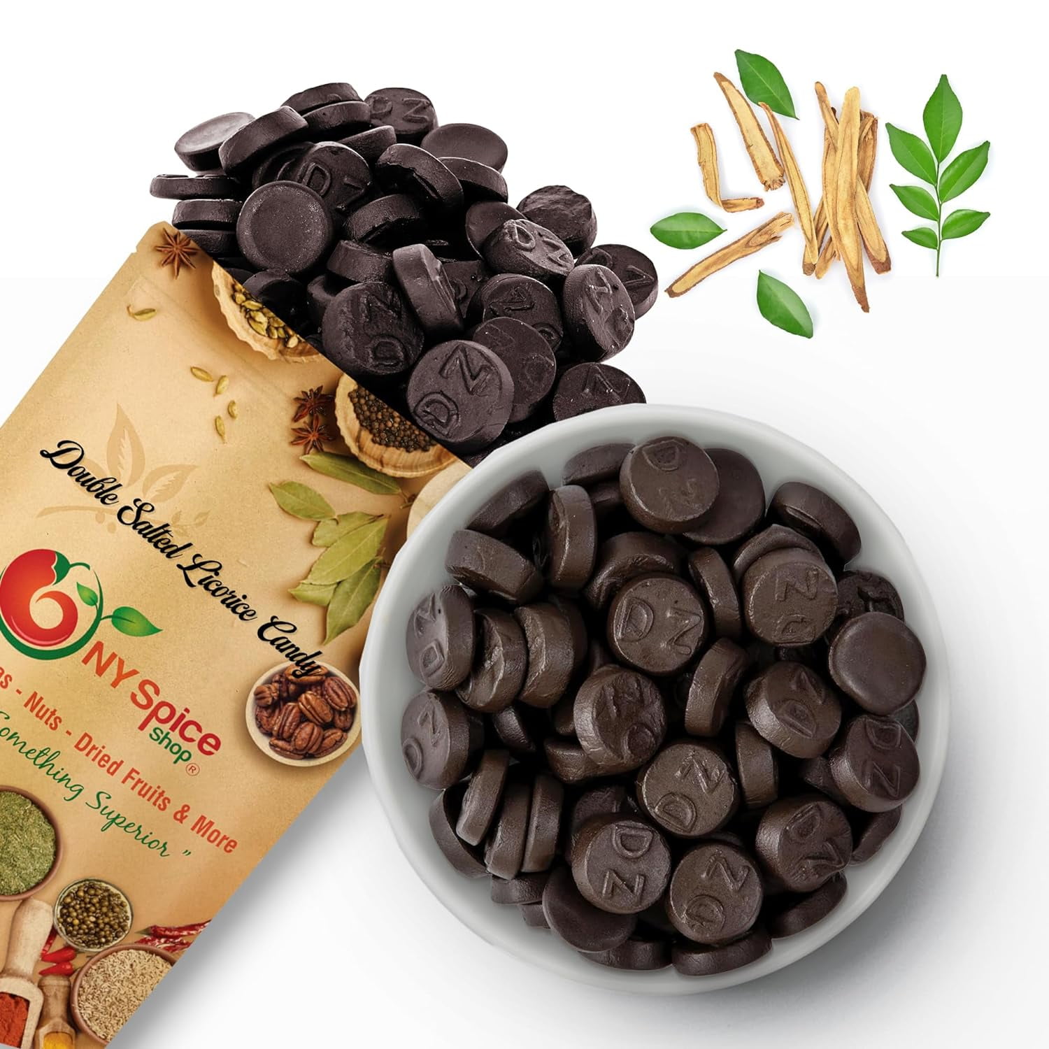 Licorice Candy 3 Pound Double Salt Licorice Black Licorice Candy