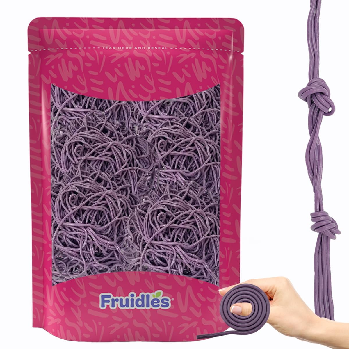 Licorice Laces, Long Candy Straws, String Licorice Candy, Soft, Chewy