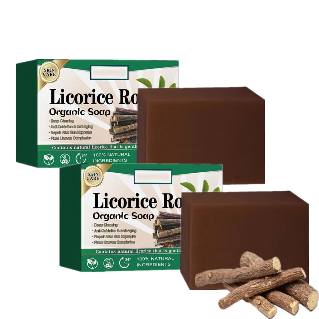Licorice Soap Bar 120 g, Licorice Soap Bar for Skin Moisturizing, Fine