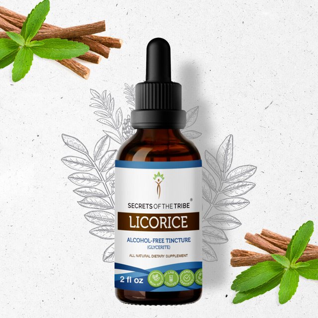 Licorice Tincture AlcoholFREE Extract, Organic Licorice Glycyrrhiza