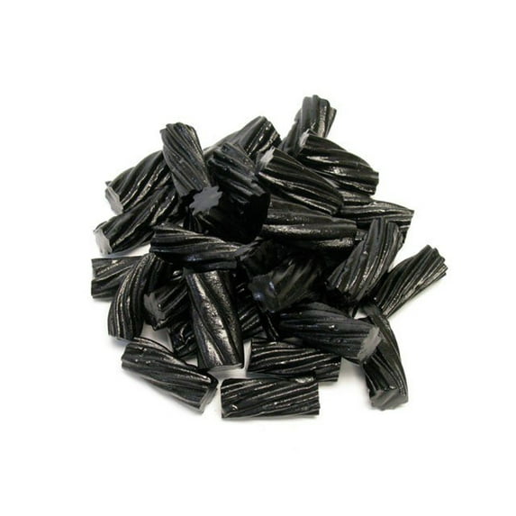 Licorice Twists Black - Darrell Lea Australian Black Licorice Twist - 1.92 Pound - By CandyKorner