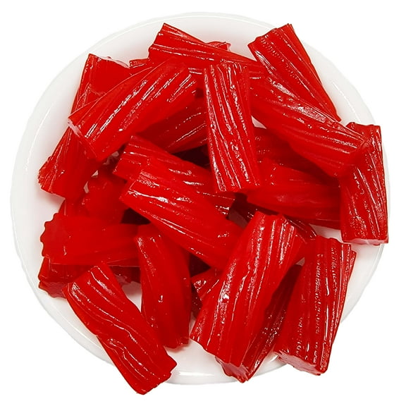 Licorice Twists Strawberry - Darrell Lea Australian Licorice Twist Strawberry - 1.92 Pound - By CandyKorner