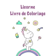 Licorne Livre de coloriage Pour les enfants  g s de 8-12; Mignon Kids Coloring Book avec Sc nes magiques Licornes et Fa, Paperback