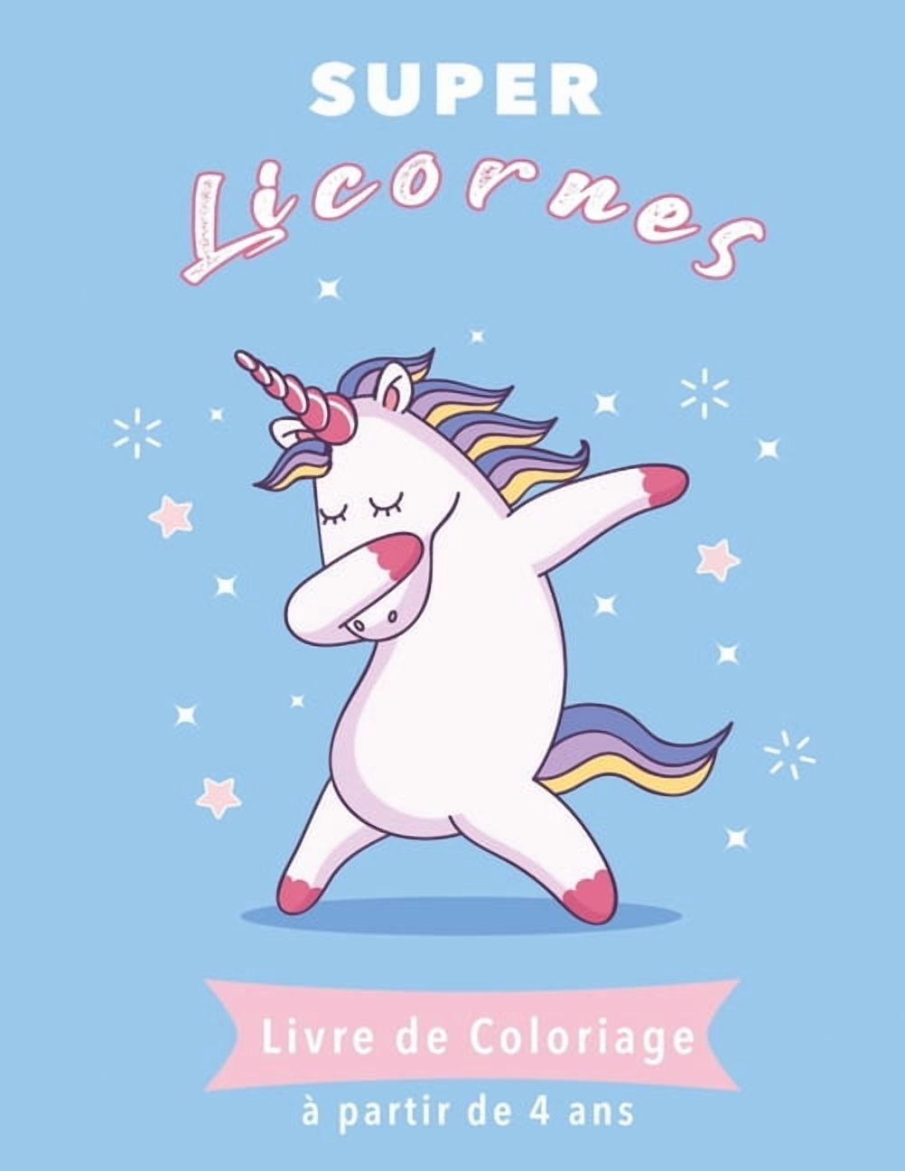Licornes Livre De Coloriage: Pour Enfants de 4 Ã  8 ans 50 Coloriages Unique de Licornes Ã  Colorier et 4 petits Jeux Bonu, (Paperback)