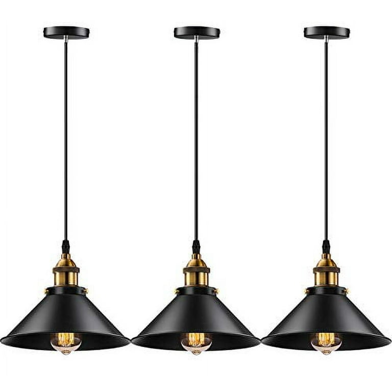 Licperron Industrial Pendant Light E26 E27 Base Vintage Hanging