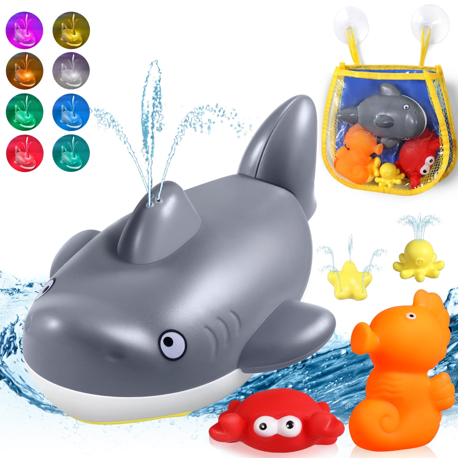Lictin Baby Bath Toys - 15PCS Bath Squirters Toys Assorted Colors, Oce –  BABACLICK
