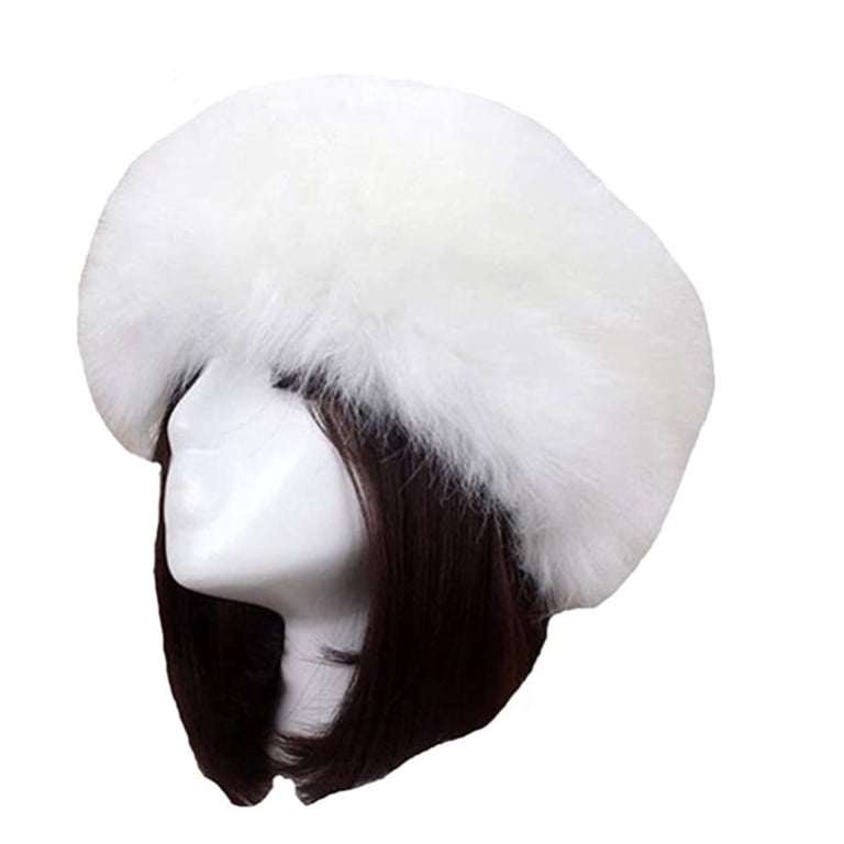 Licupiee Thick Fluffy Russian Cap Faux Fur Empty Top Hat  display picture 3