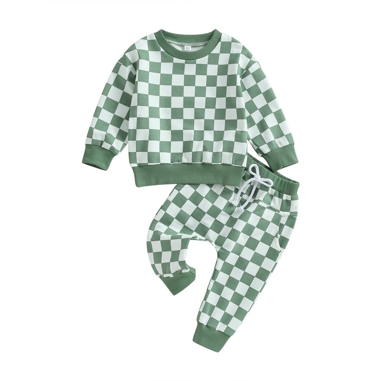 Checkered 2 deals piece outfit