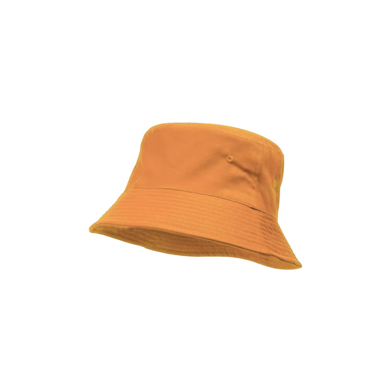 Licupiee Women Bucket Hat Daily Casual Summer UV Protection Wide Brim Round  Top Fisherman Cap Beach Sun Hats 