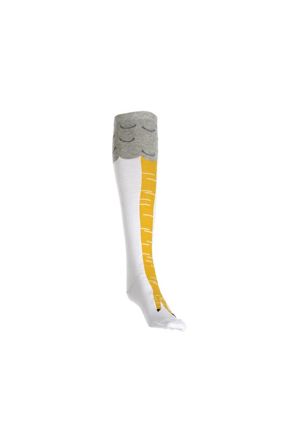 Women Crazy Funny Chicken Legs Knee-High Novelty Socks Funny Gifts