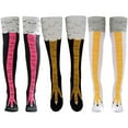 thumbnail image 1 of Licupiee Women Crazy Funny Chicken Legs Knee-High Novelty Socks Funny Gifts, 1 of 6