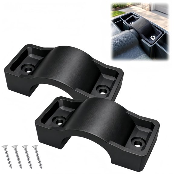 Lid Bracket Compatible with Rubbermaid BRUTE Garbage Can Replacement Lid Retaining Bracket for Trash Can Repair, Helps Keep the Lid Attached for Garage, Yard, and Utility Use