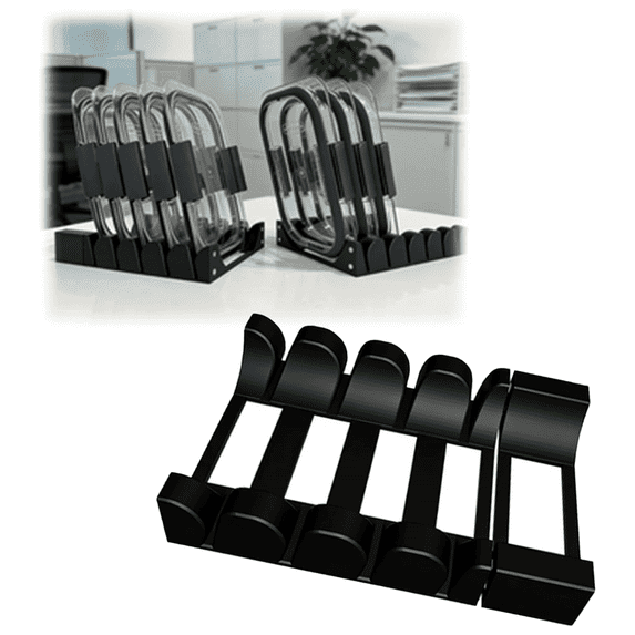 Lid Organizer Compatible with Rubbermaid Brilliance Containers, Container Lid Holder Rack, Vertical Drying Storage Solution for Kitchen Cabinet, Rack for 10 Medium Lids