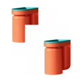 thumbnail image 1 of Lid Spoon Rest Holder Toothbrush Rack Punch Light Luxury Mouthwash Cup Brushing Cup Wall Mounted Bathroom Storage Box Couple Tooth Cylinder, 1 of 8