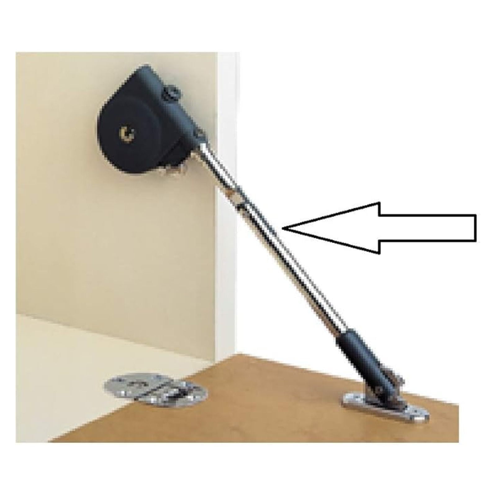 GEFONG 90 Degree Cabinet Flap Hinges With Hydraulic Damper For Kitchen Rv Camper Van Motorhome Caravan Cabinet Doors Cupboard Wardrobe Furniture Door Folding Hinge 4 Pcs