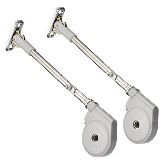 Lid Support Hinge 2 Pcs Slow Close Hinge Lid Stay 105 Degree Open Downward Opening for Box Window Cabinet Door