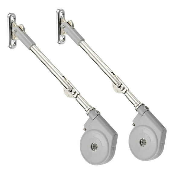 Lid Support Hinge 2 Pcs Slow Close Hinge Lid Stay 105 Degree Open Upward Opening for Box Window Cabinet Door