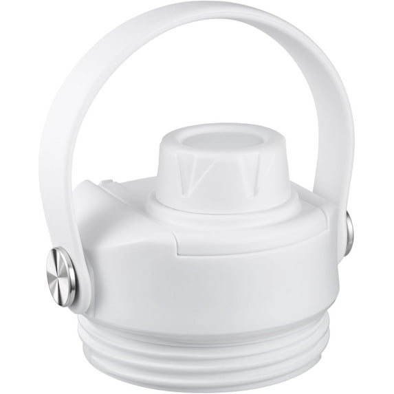 Lid for Yeti Rambler 12 18 26 36 64 oz, Cap with Flexible Handle, Replacement Chug Lids for Yeti 18oz 26oz 36oz 64oz Rambler Water Bottle Top Accessories,White