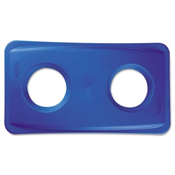 Lid for Slim Jim Bottle Recycling Container 20-3/8 x 11-3/8in. Blue