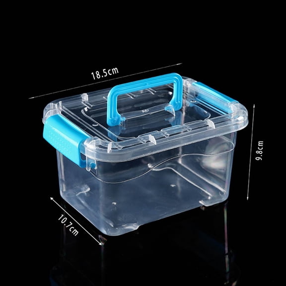 Lidded Box Storage Box Home Organization Dust-Proof Lid Single Piece Storage