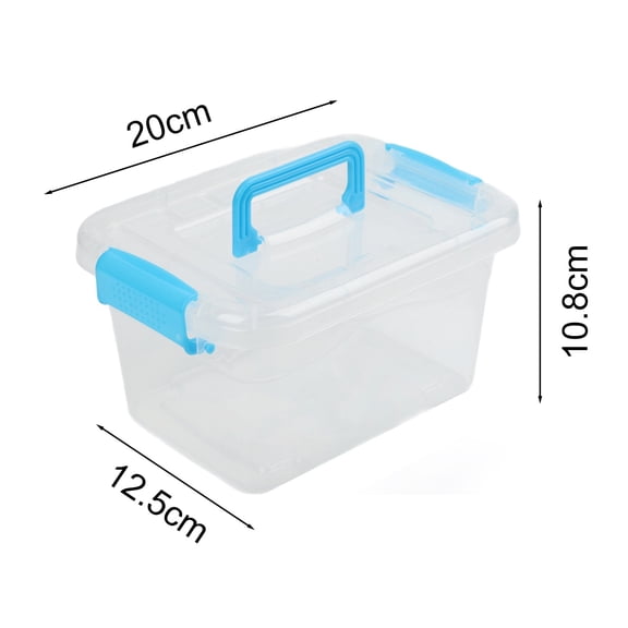 Lidded Box Storage Box Home Organization Dust-Proof Lid Single Piece Storage
