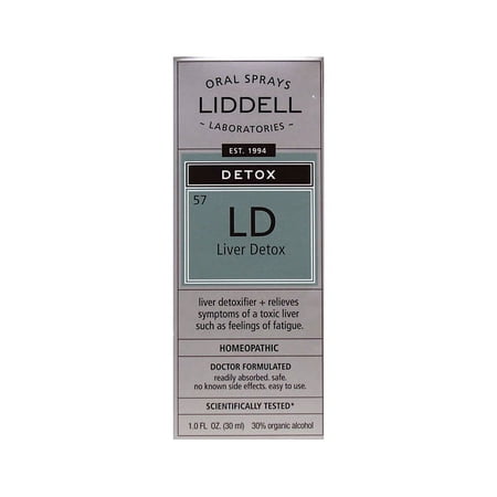 Liddell Homeopathic Liver Detox Spray 1 fl oz