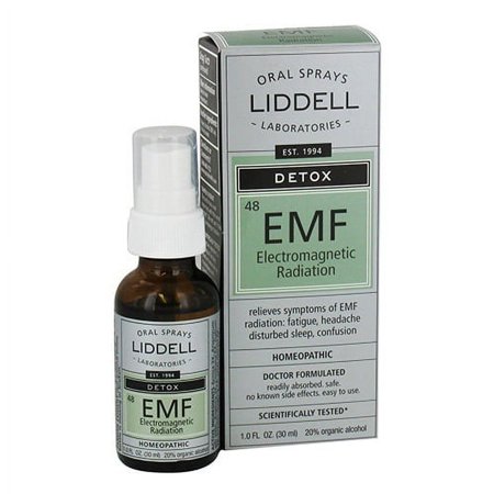 Liddell Laboratories Detox Emf Electromagnetic Radiation Homeopathic, Oral Spray - 1 Oz