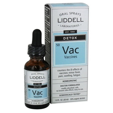 Liddell Laboratories Vac Detox Vaccines Homeopathic, Oral Spray - 1 Oz, 3 Pack