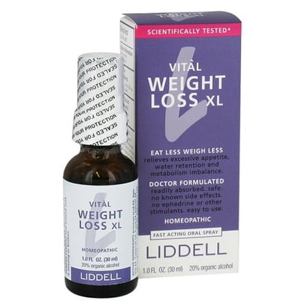 Liddell Laboratories Vital Weight Loss Xl Homeopathic Oral Spray - 1 Oz, 3 Pack