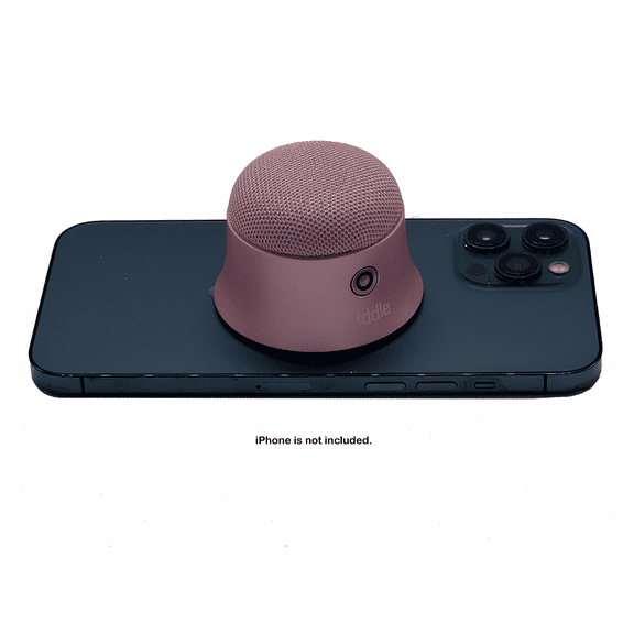 Liddle Wireless Magnetic Speaker for Wall, Golf Cart, or Flat Surface- Rose Gold (2 Pack)