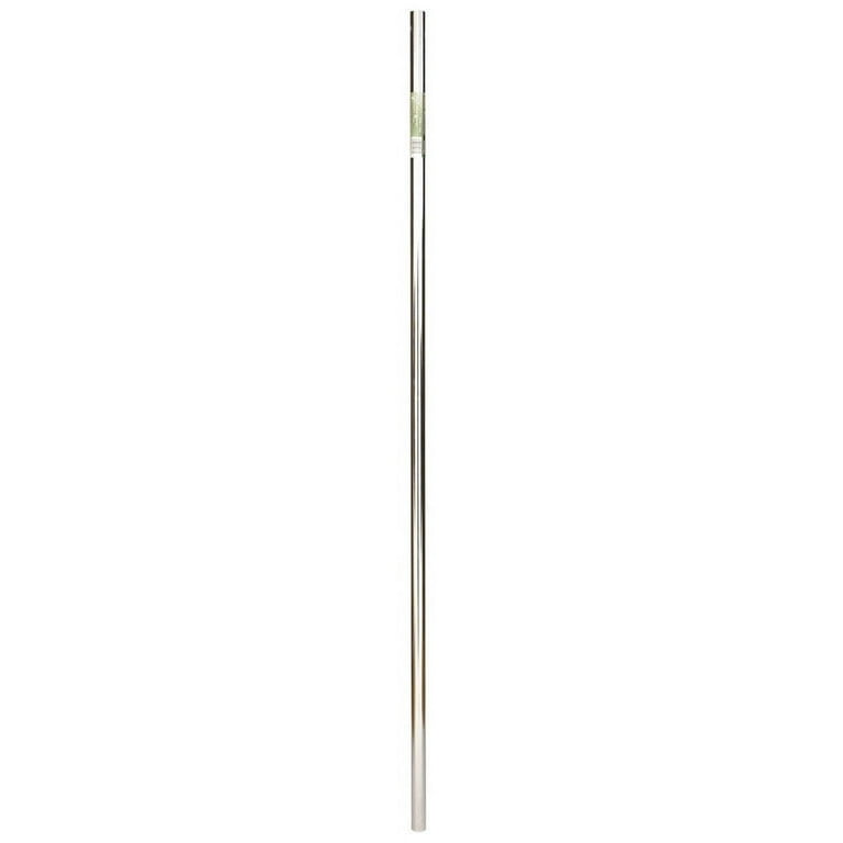 Lido 8 ft. L X 1-5/16 in. D Brushed Steel Closet Rod Lido 8 ft. L X 1-5/16 in. D Brushed Steel Closet Rod