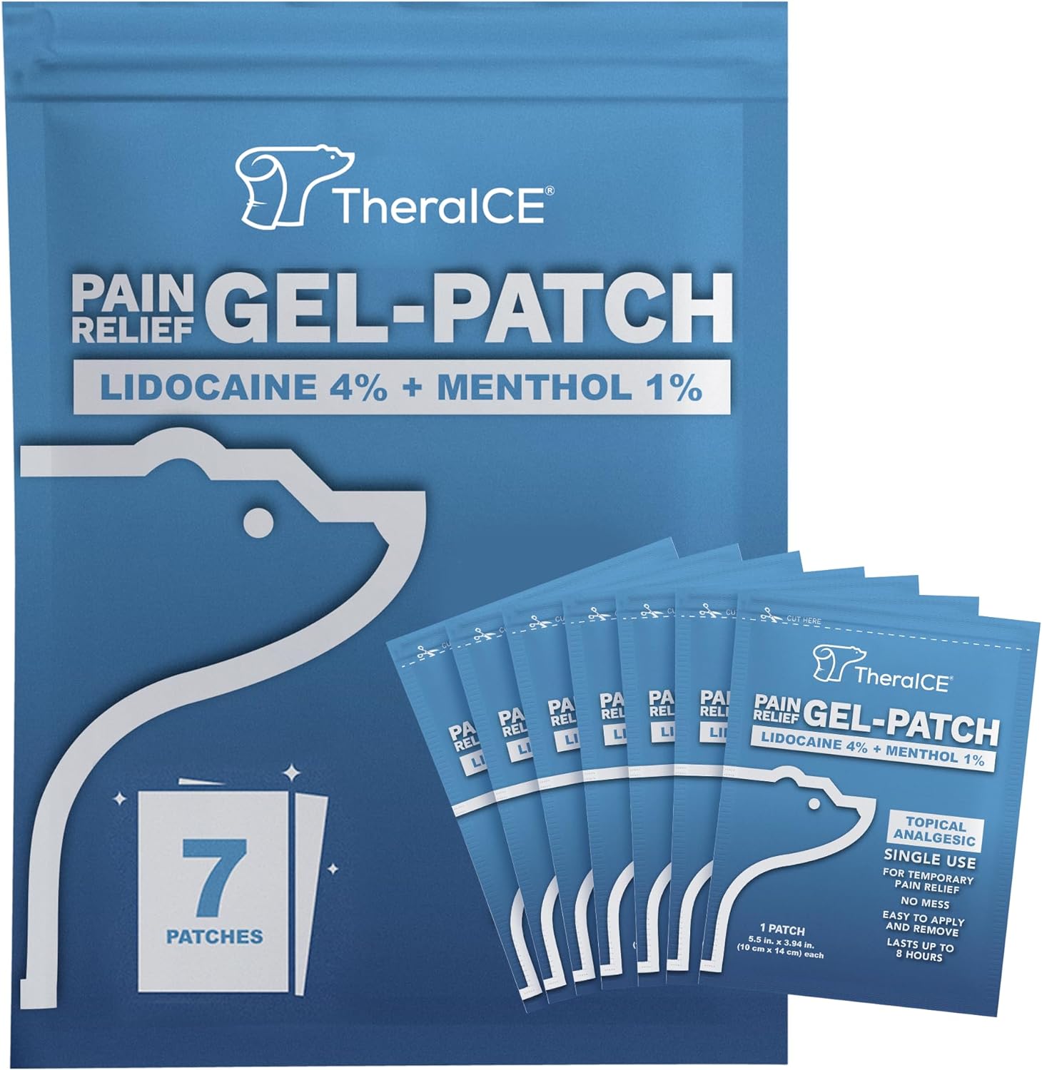 Lidocaine Patches Plus Menthol Maximum Strength, ICY Cold & Hot