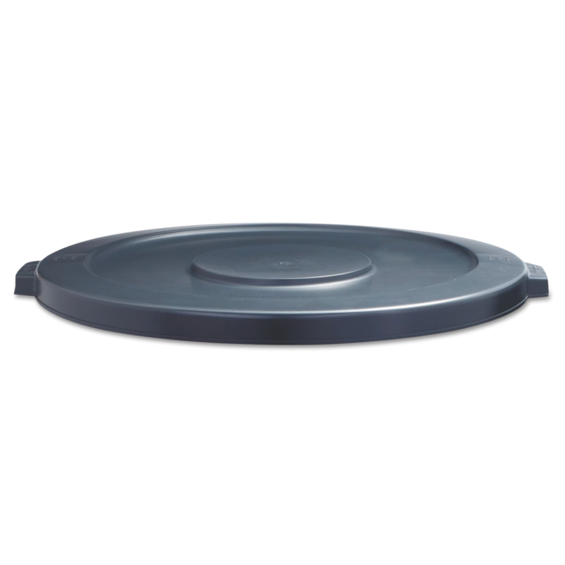 Lids for 44 gal Waste Receptacles, Flat-Top, Round, Plastic Gray Lids for 44 gal Waste Receptacles, Flat-Top, Round, Plastic Gray