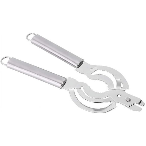 Lids Off Cover Remover, Durable Jar Opener Easily Opens Jar Lid Gripper Labor Saving Handle Stainless Steel for Opening Cans Lids, Beers, Nuts, Etc