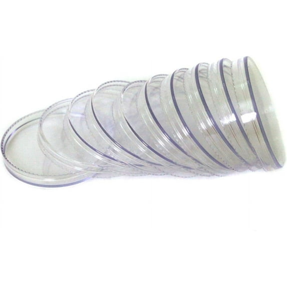 Lids for Storage Stackable Interlocking Container Clear 10 Lids 2.75 inches