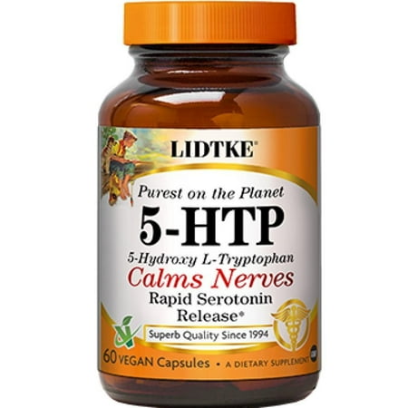 Lidtke Technologies Diet Supplement 5- HTP Capsules, 60 Count