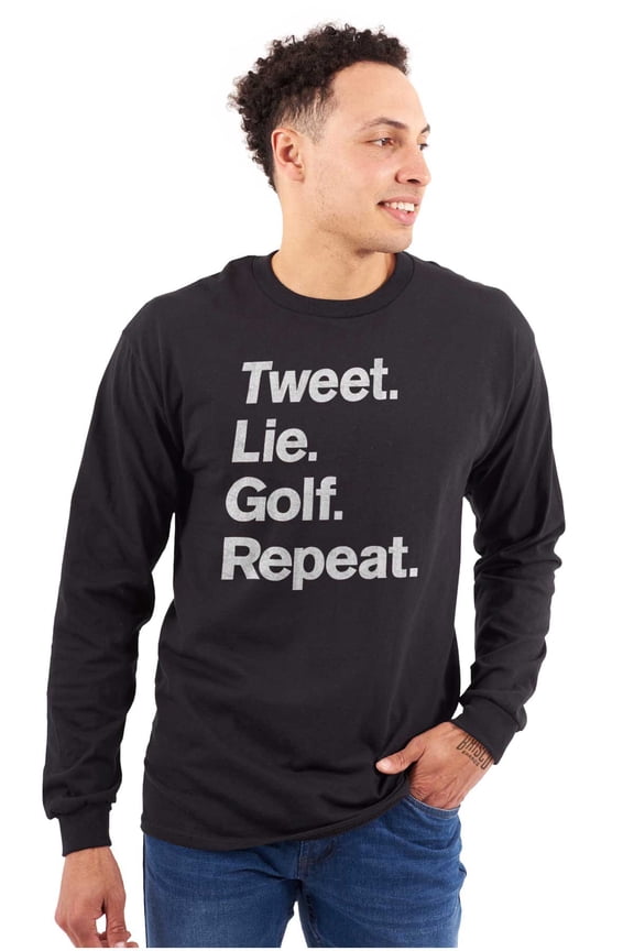 Lie Golf Repeat Long Sleeve TShirt Men Women Brisco Brands X