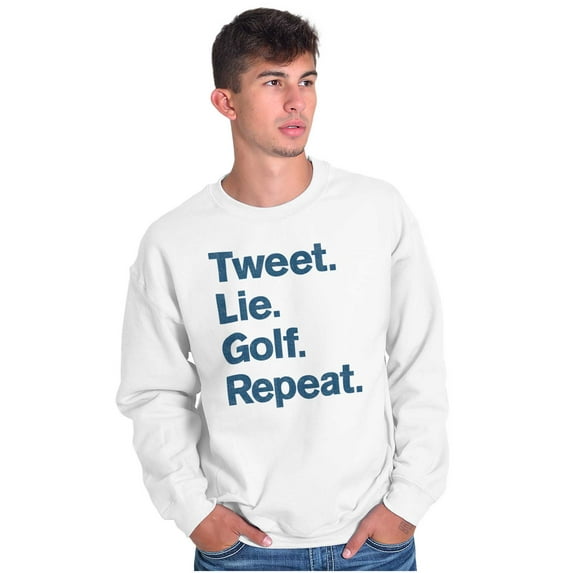Lie Golf Repeat Sweatshirt for Men or Women Brisco Brands S